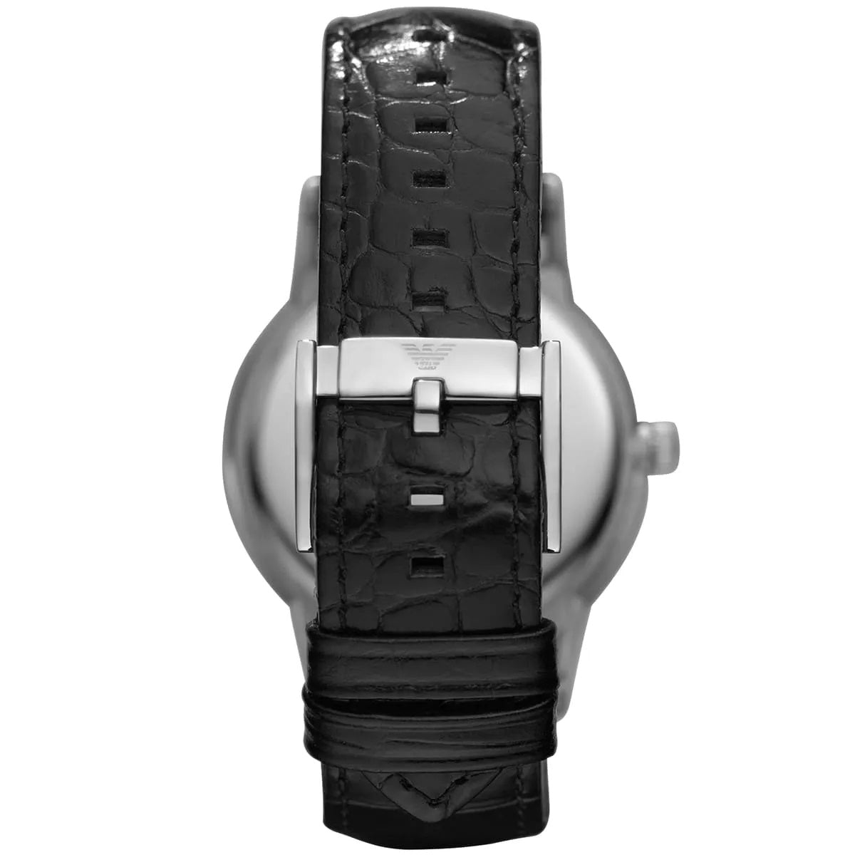 Emporio Armani AR2411 Renato Men's Black Leather Watch