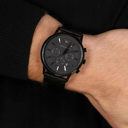 Emporio Armani AR2461 Renato Men's Black Watch