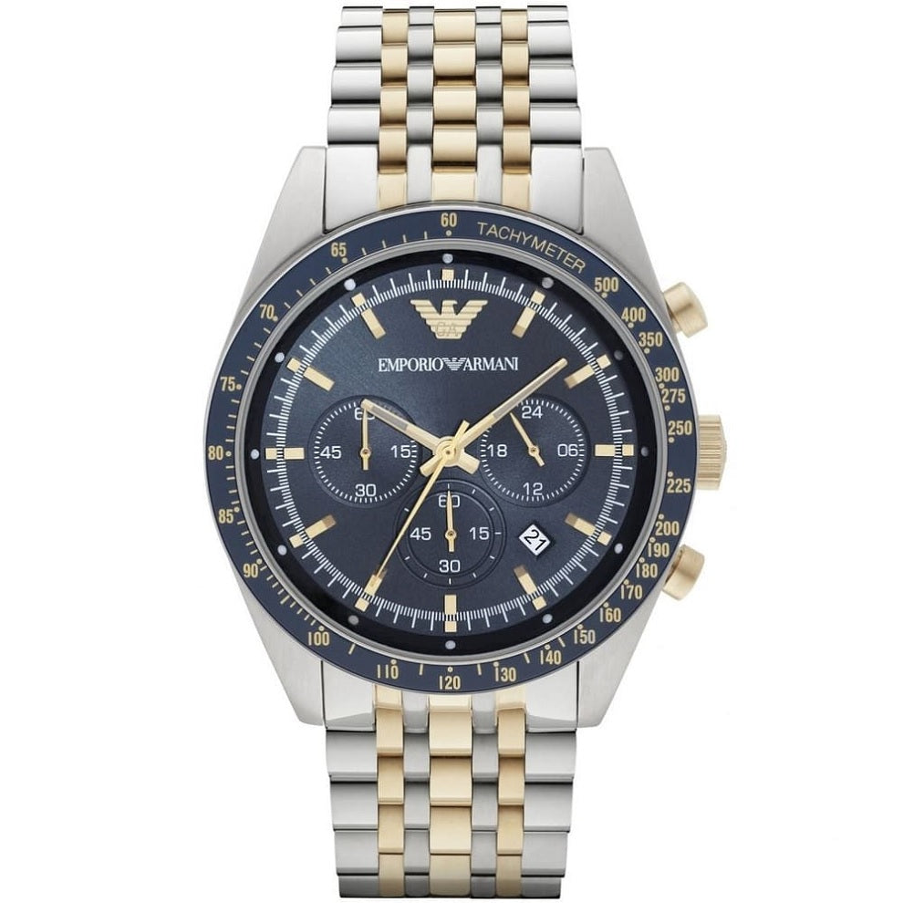 Emporio Armani AR6088 Tazio Men's Two-Tone Watch