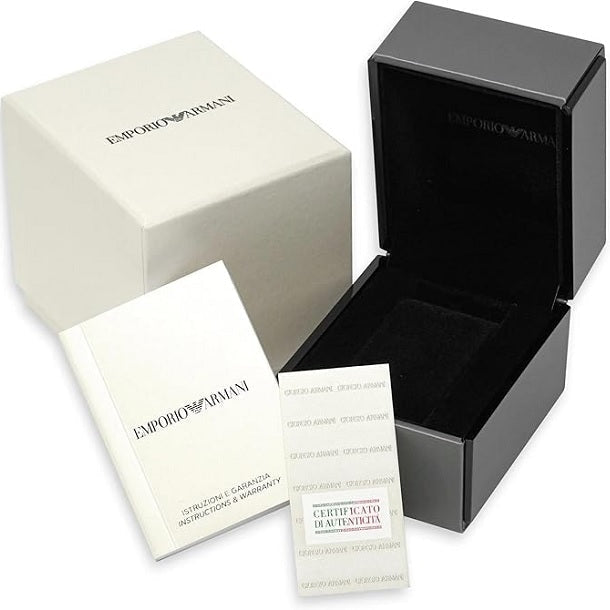 Emporio Armani AR1811 Luigi Men's 41mm Silver Mesh Watch
