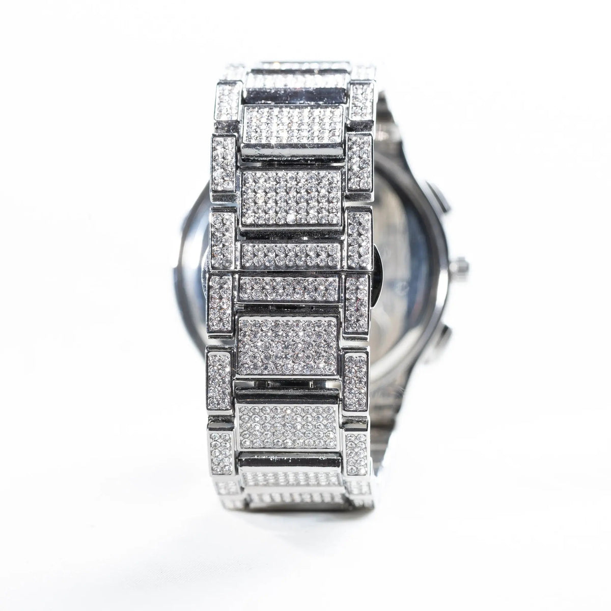 Bigface Fashion Watch - White Gold