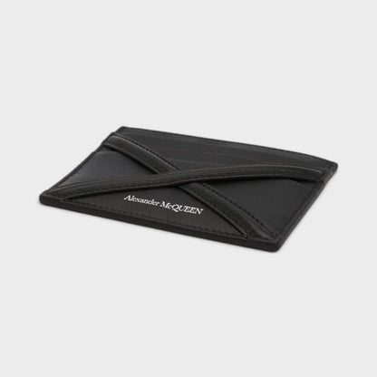 Harness Logo Printed Card Holder Black