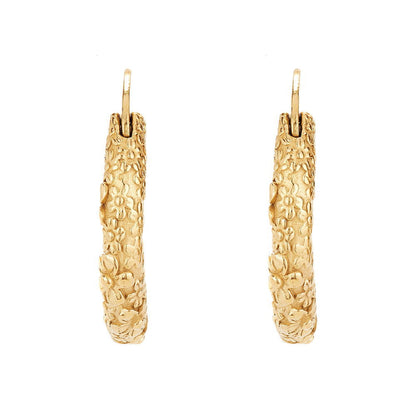 Molten Meadow Gold Hoops