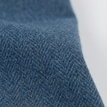 IMW-01 - Women's Blue Tweed Herringbone Blazer Waistcoat