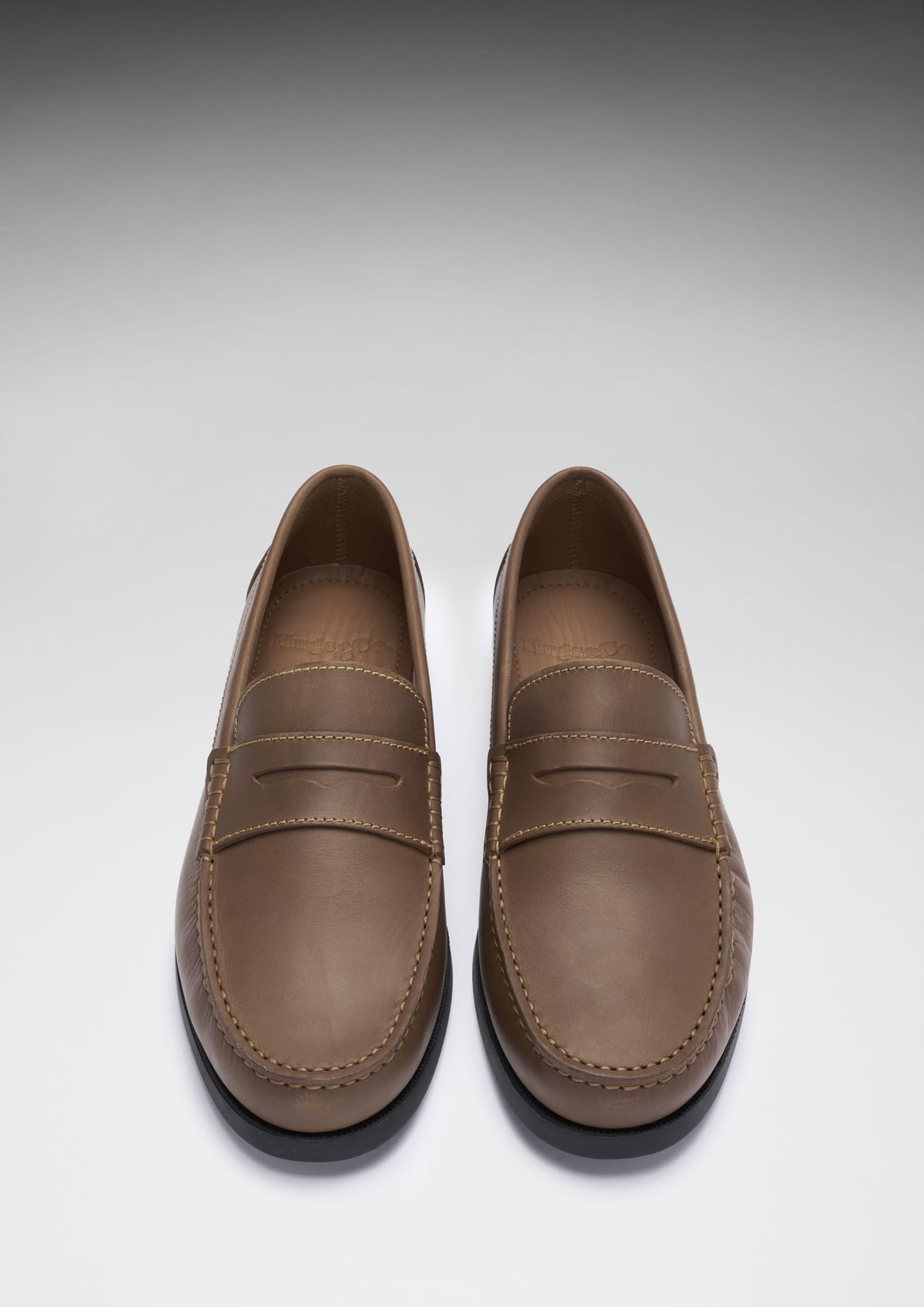 Boat Loafers, light brown leather