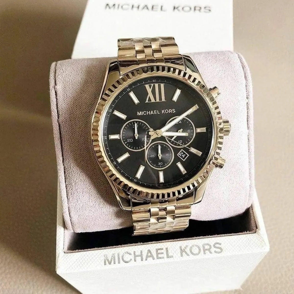 Michael Kors MK8286 Lexington Men's Gold Watch