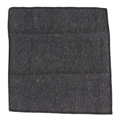 Stz23 - Men's Tie Hankie Tweed Grey Classic Gatsby Peaky Blinders