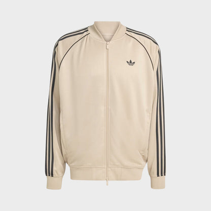 SST Adicolor Classic Loose Track Top Beige Black