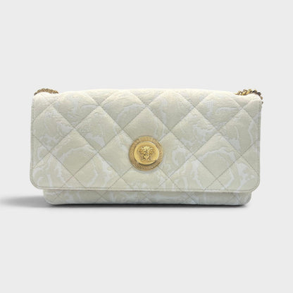 Medusa Head Medium Shoulder Bag Beige