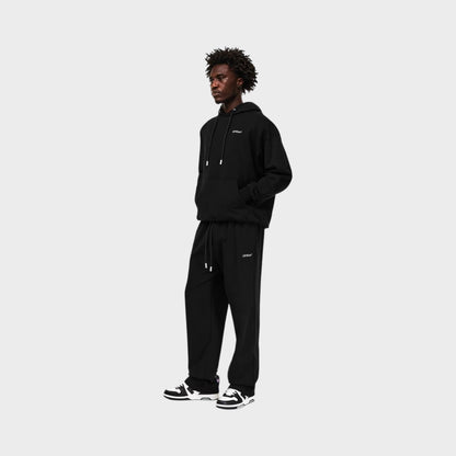 Vanish Arrow Closed Hem Fleece Sweatpants Black