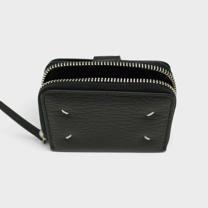 Four Stitch Leather Coin Pouch