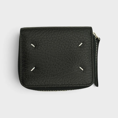 Four Stitch Leather Coin Pouch