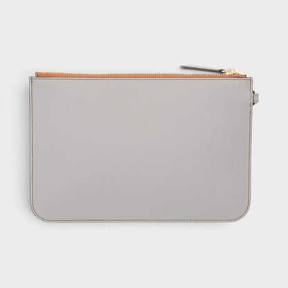 Pochette Peyton Wristlet Clutch Bag Cloud Grey