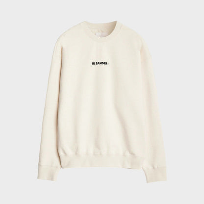 Terry Logo Sweatshirt Cream