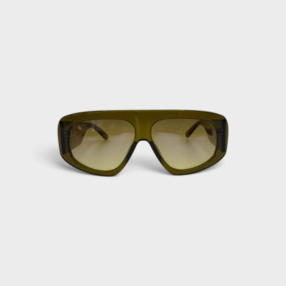 Linda Farrow Milano Oversized Sunglasses Olive