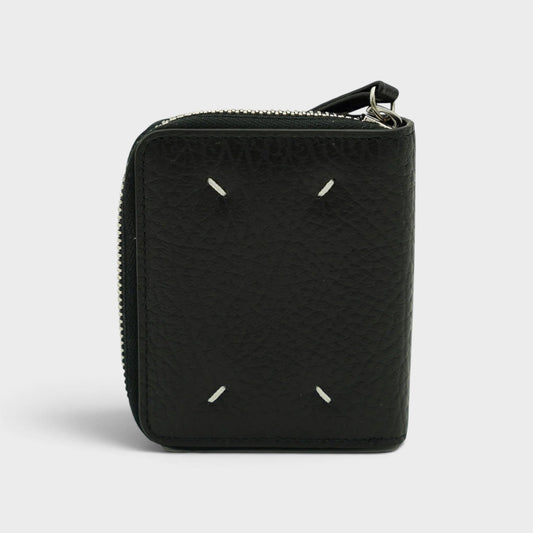 Four Stitch Leather Coin Pouch