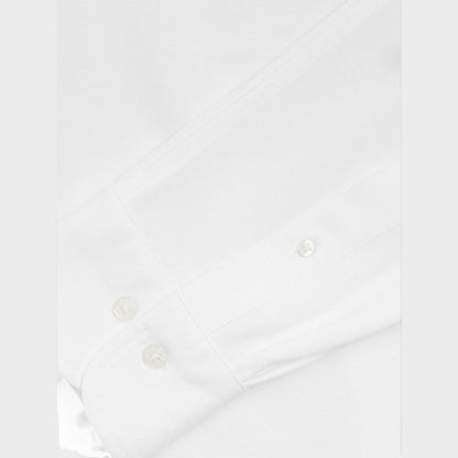 Regular Jersey Pique Shirt White