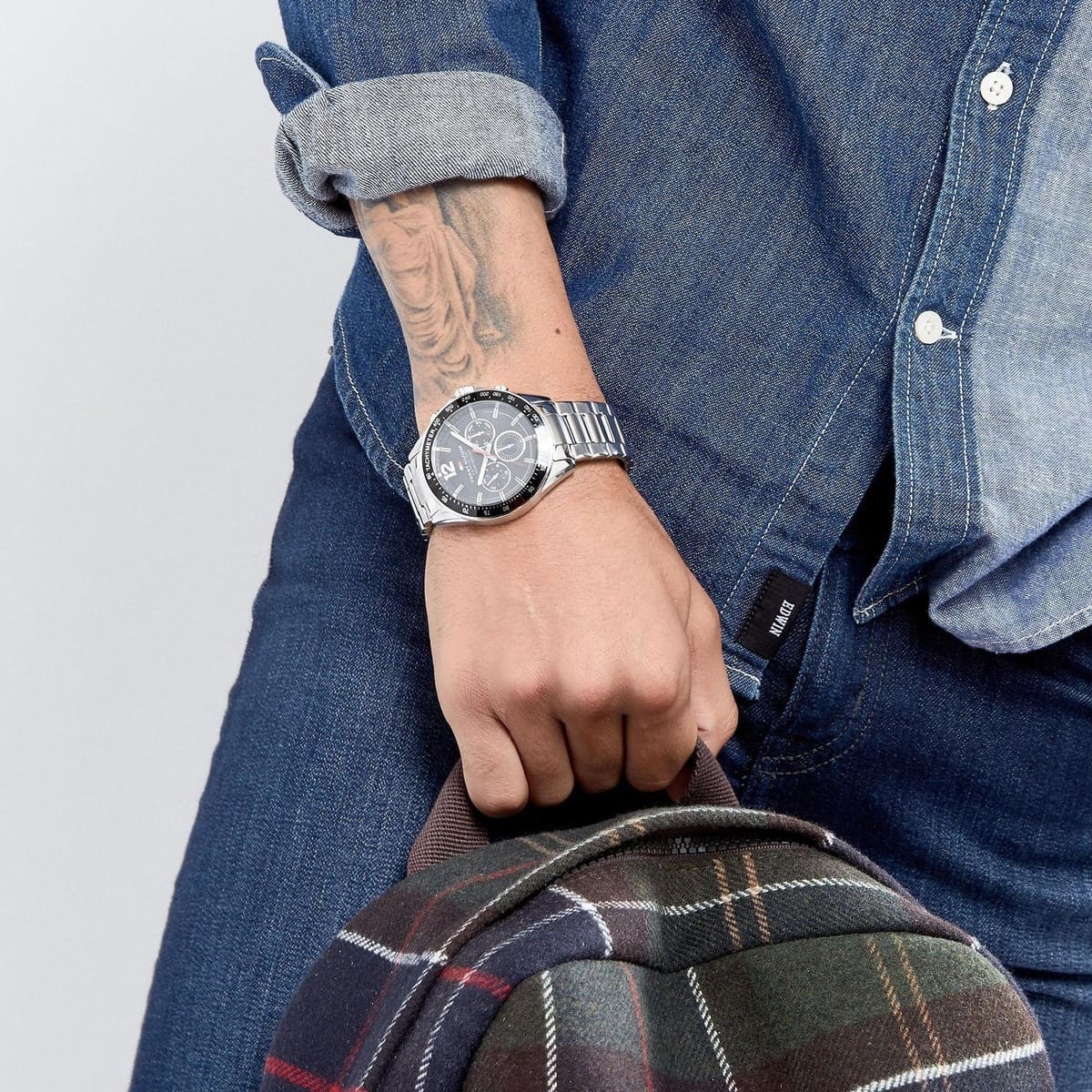 Tommy Hilfiger 1791104 Luke Men's Silver Watch