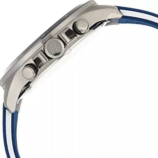 Tommy Hilfiger 1791721 Bank Men's Blue Silicone Watch