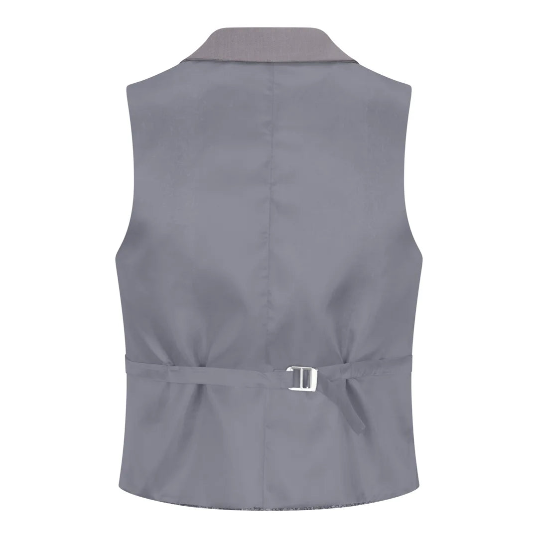 TPW-15 - Women's 3 Piece Plain Grey Suit