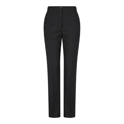 TPW-38 - Women's 3 Piece Black Pinstripe Suit