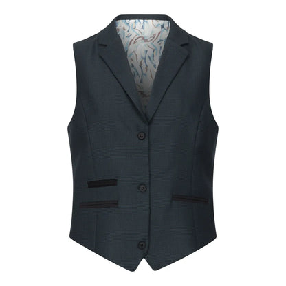 TPW53 - Women's Green 3 Piece Prince Of Wales Check Suit