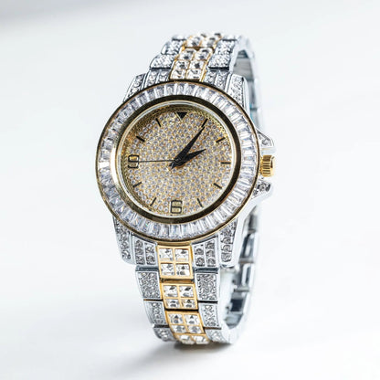 Baguette Watch - Two Tone